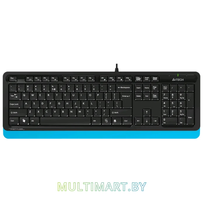Клавиатура A4Tech Fstyler FK10 (черный/синий)